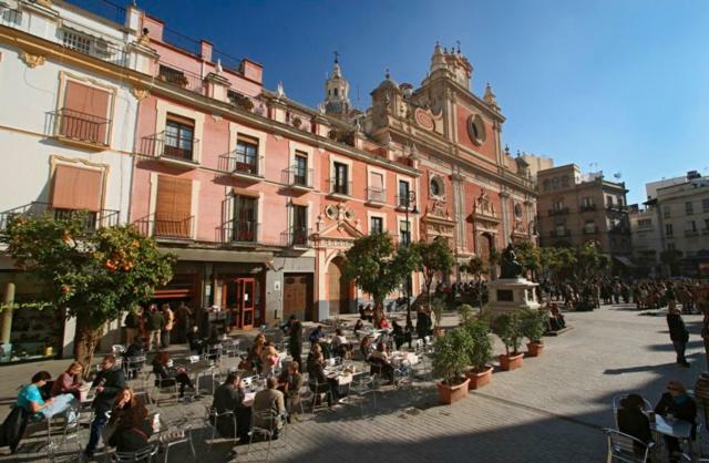 Estudio Plaza Salvador Sevilla Exterior foto